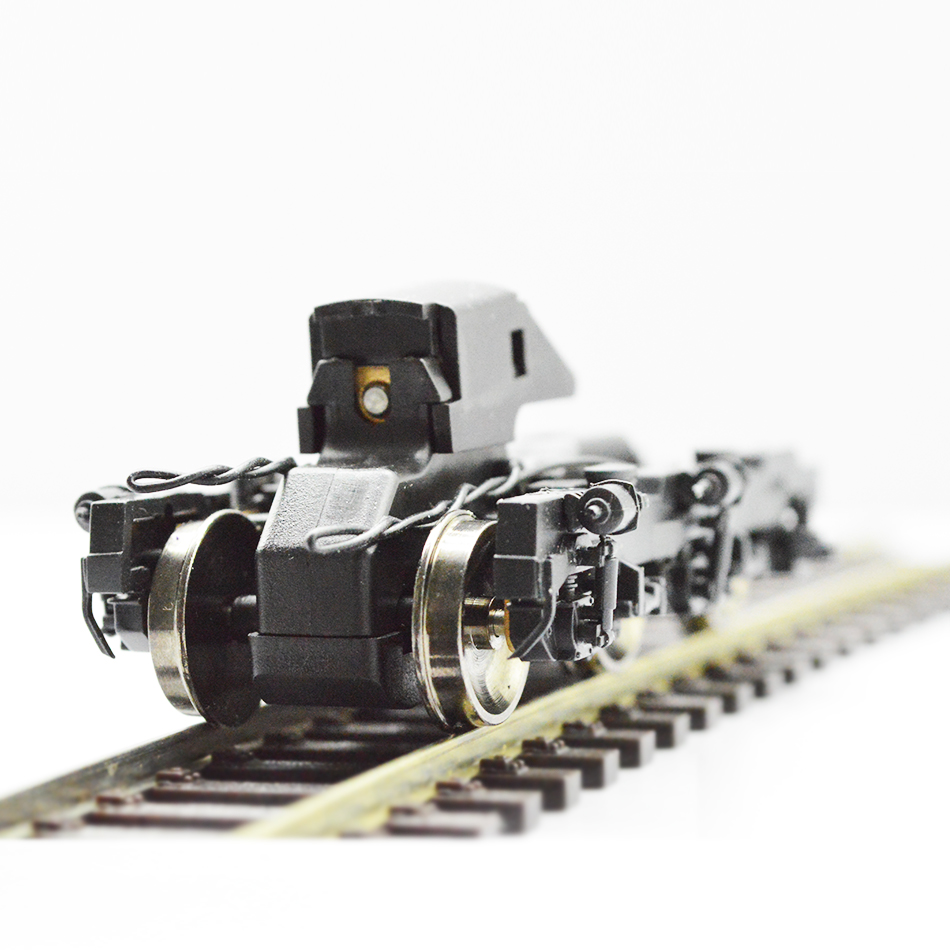Running Gear Locomotive - Ho 스케일 1:87 섀시 대차 모델,