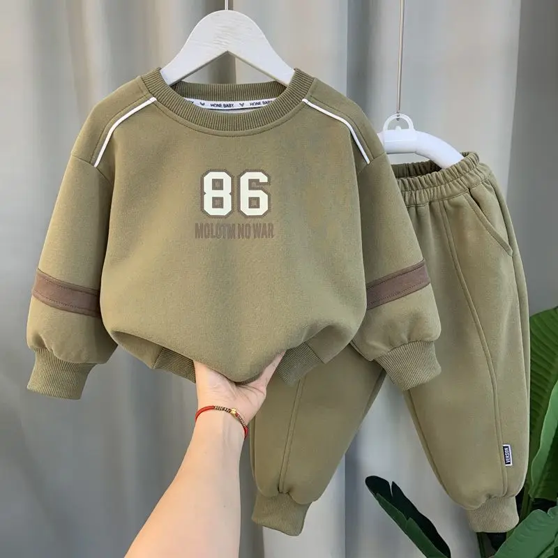 Running Gear Kids - 2026 봄 가을 아동복 남아 세트
