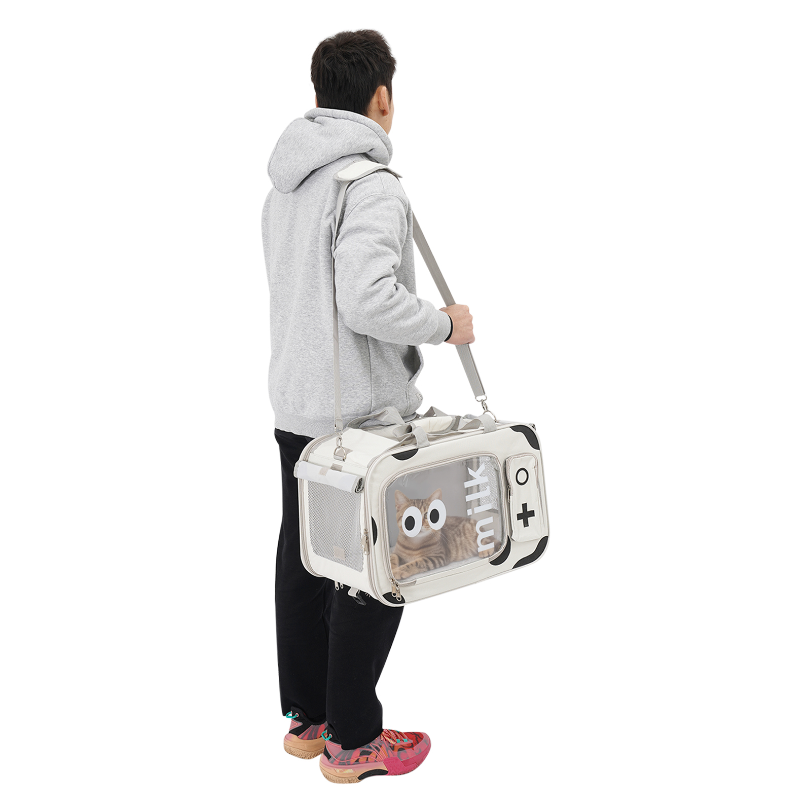 Running Gear Dog - 애완동물 배낭 캐리어 48x25x32cm, 접이식 고양이