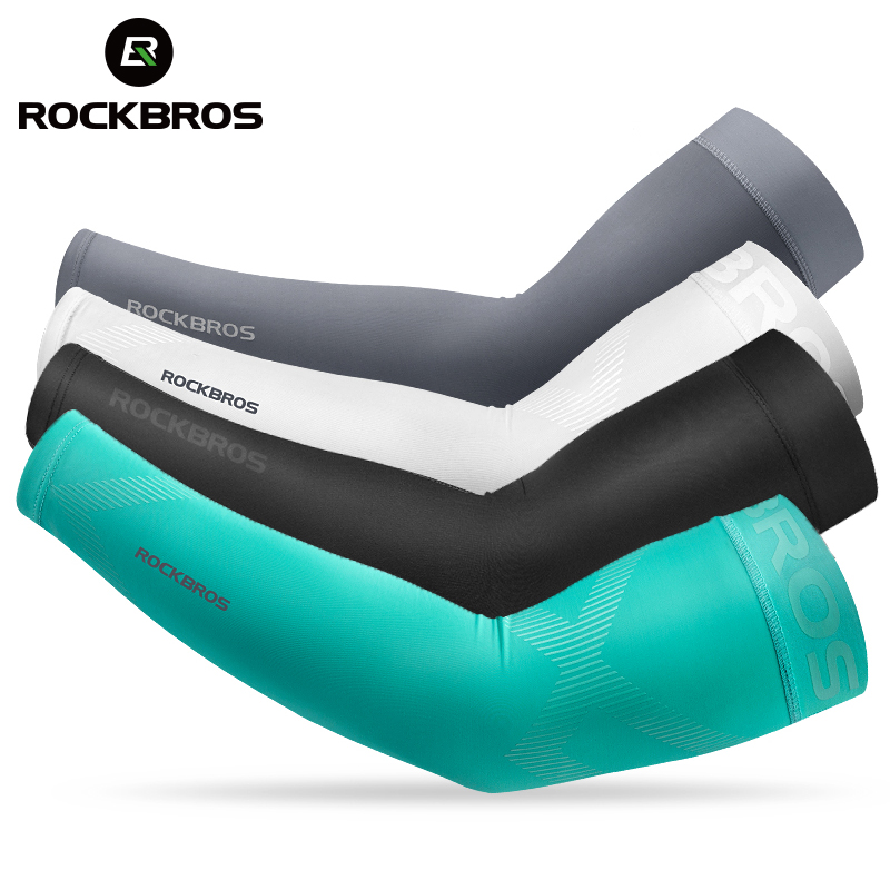 Running Gear Essential - ROCKBROS-아이스 패브릭 러닝 캠핑 암 워머,