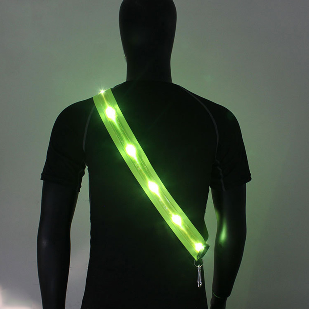 LED 러닝 벨트 남성 여성을위한 충전식 조명 어깨 끈 - Running Gear Outdoor 리뷰 및 가격