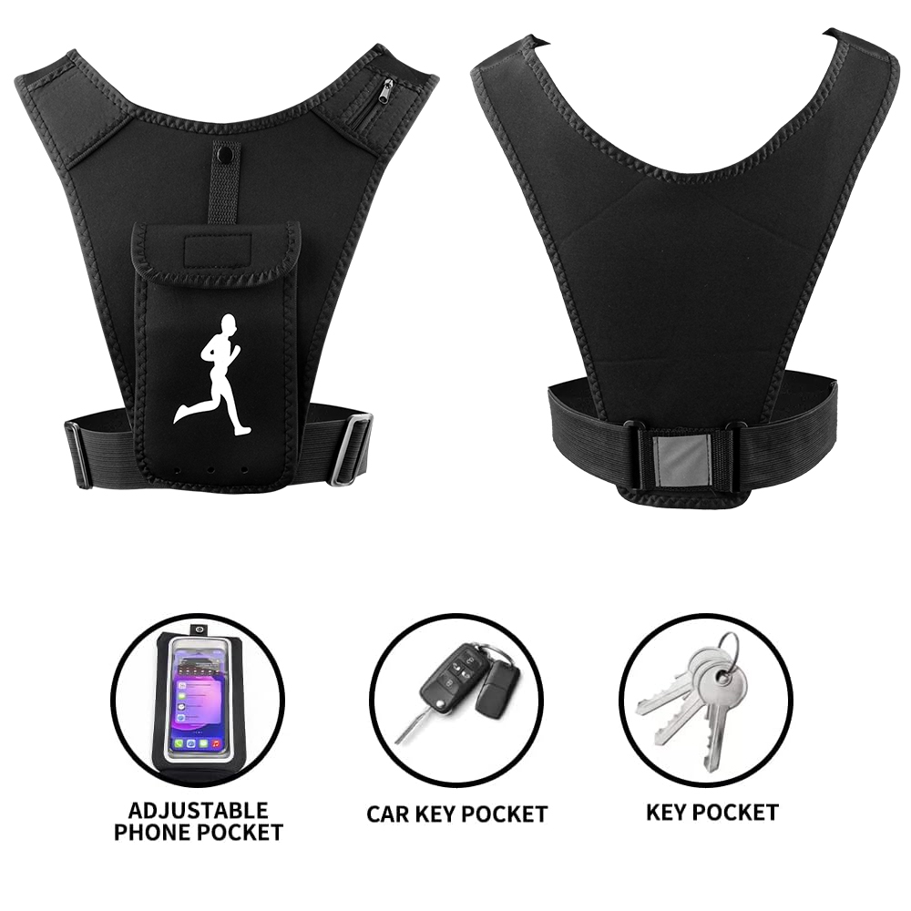 남성 여성용 조정 가능한 러닝 조끼 전화 홀더, 휴대폰 - Running Gear Essential 리뷰 및 가격