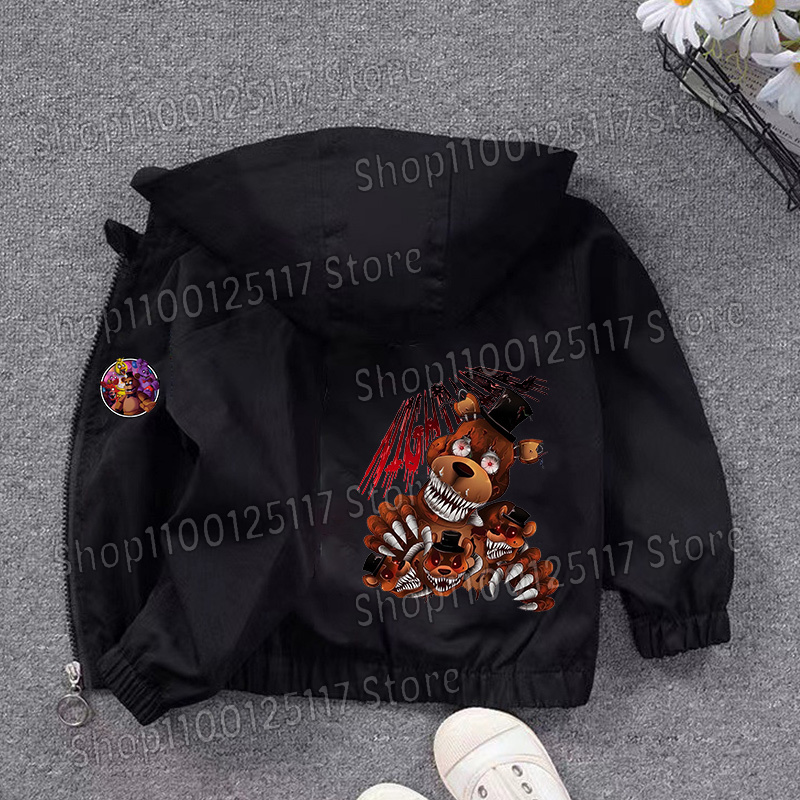 Fnafs 후드 자켓 소년 소녀 Five Nights  - Running Gear Kids 리뷰 및 가격