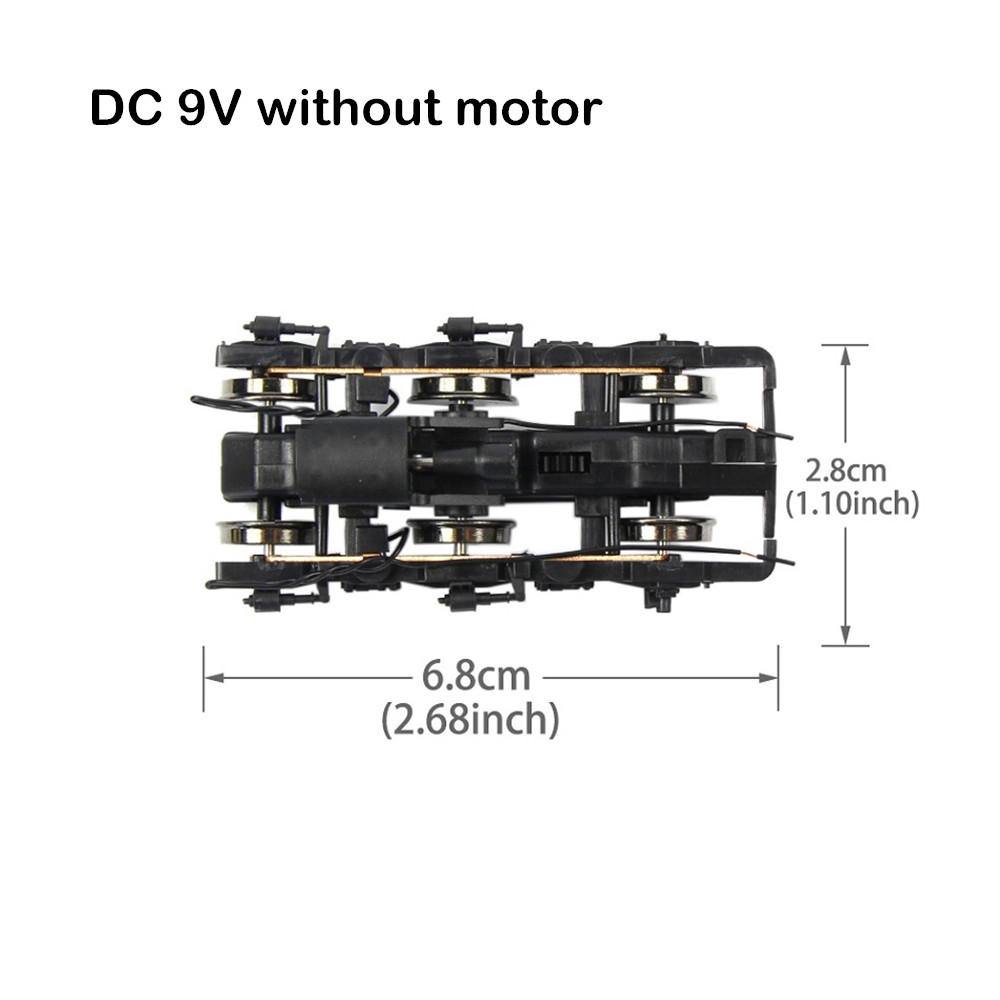 Ho 스케일 1:87 섀시 대차 모델, DC 9V 범용 - Running Gear Locomotive 리뷰 및 가격