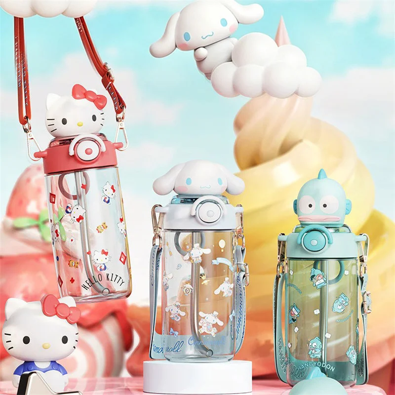 X&W 카와이 산리오 인형 빨대컵 650ml 만화 헬로 - Running Gear Kids 리뷰 및 가격