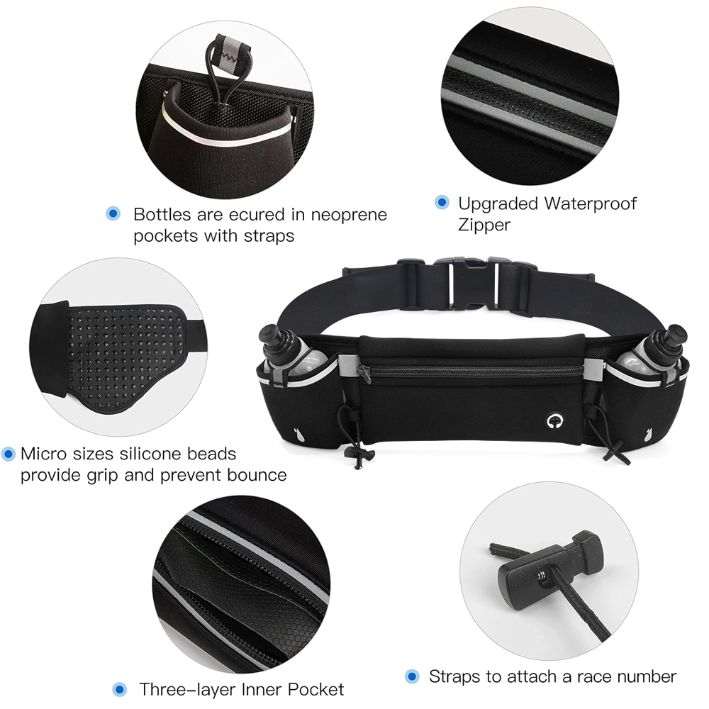 물병이 포함된 1PCS 러닝 벨트, 패니 팩은 7인치  - Running Gear For Beginners 리뷰 및 가격