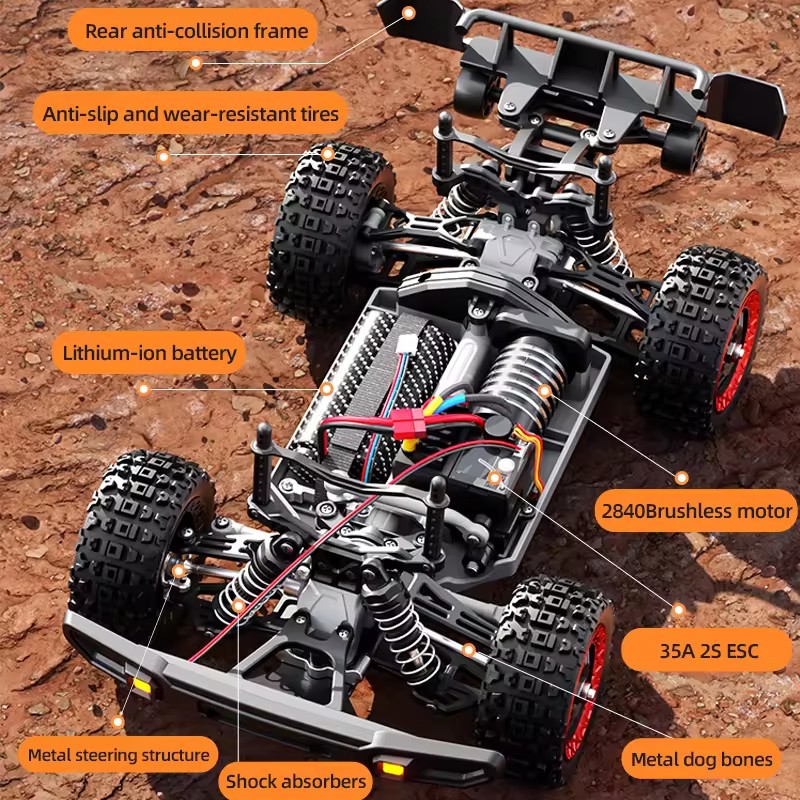80KM/H 브러시리스 RC 레이싱카 1:18 전동 고 - Running Gear Truck 리뷰 및 가격