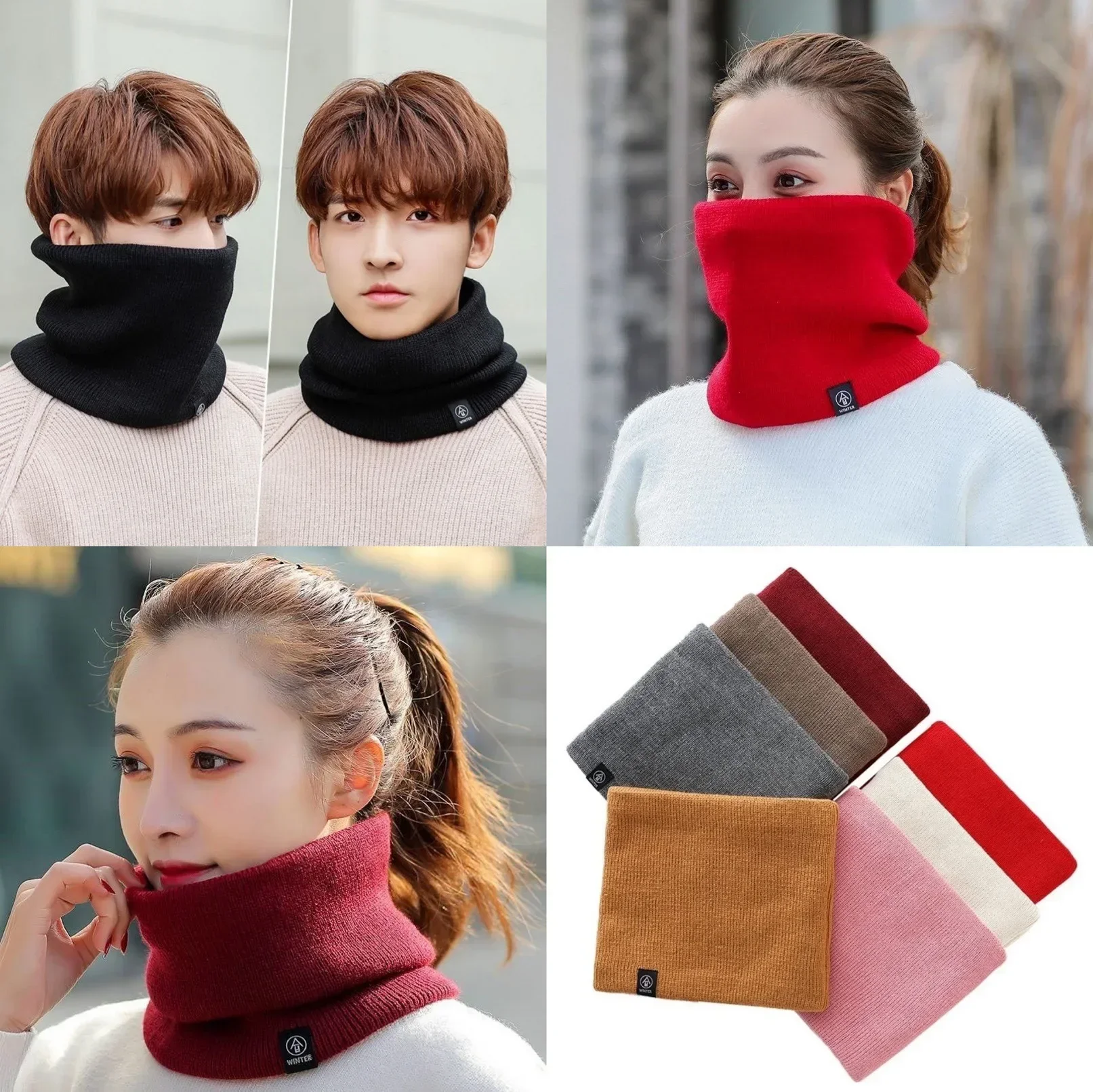 핫세일 패션 부드러운 니트 넥워머, 남녀공용 다기능 페 - Running Gear Women Sale 리뷰 및 가격