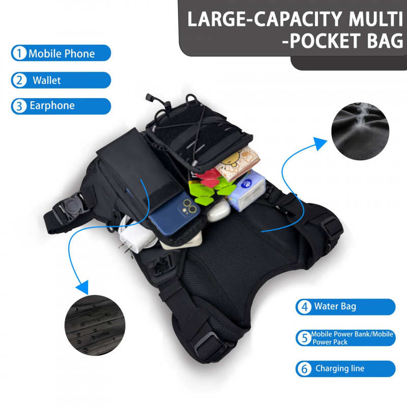 2026 신형 전술 조끼 가슴 가방 (2L 물 주머니  - Running Gear Essential 리뷰 및 가격